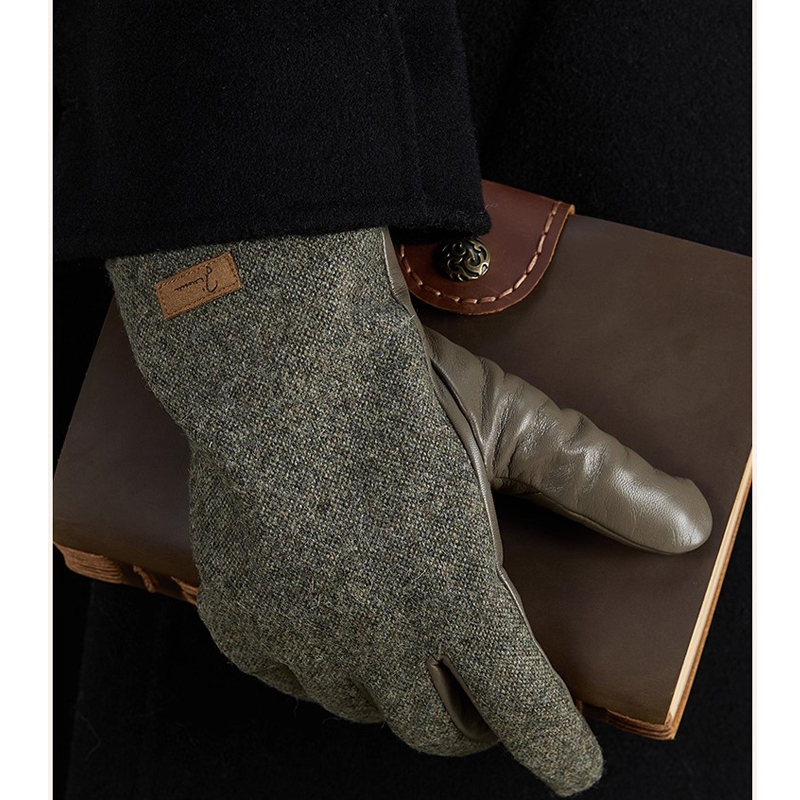 Wool Glove Lined - Heren touchscreen winterhandschoenen Rusland Cool winddicht