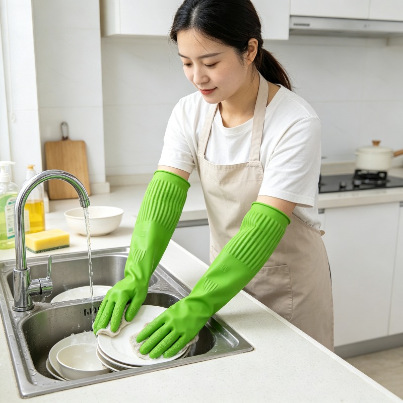 1 paar verlengde siliconen han - Dish Glove Rubber recensie en prijs