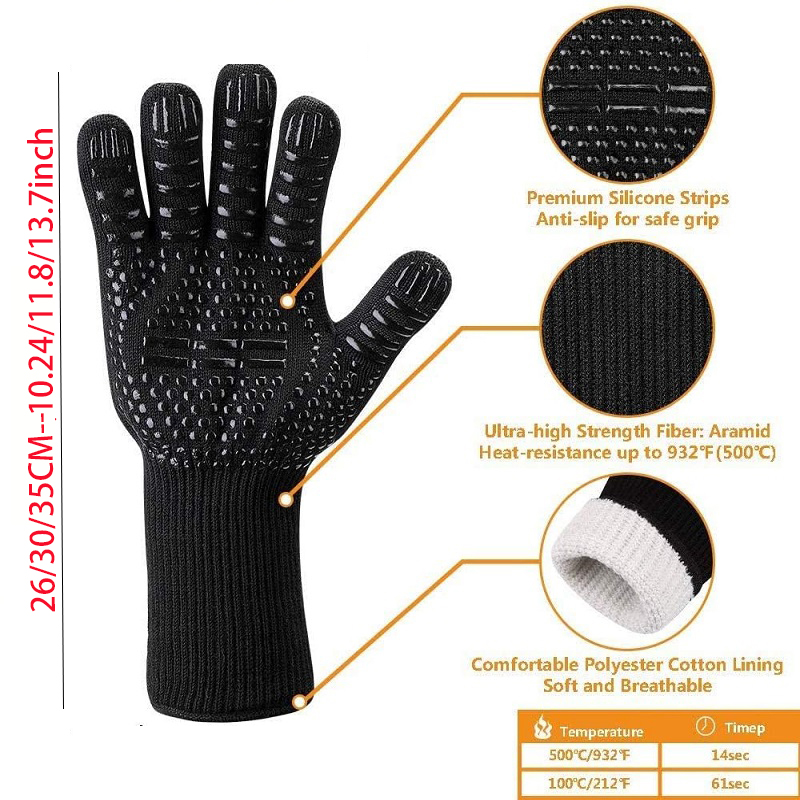 BBQ-handschoenen Vlamvertragen - Heat Resistant Glove recensie en prijs